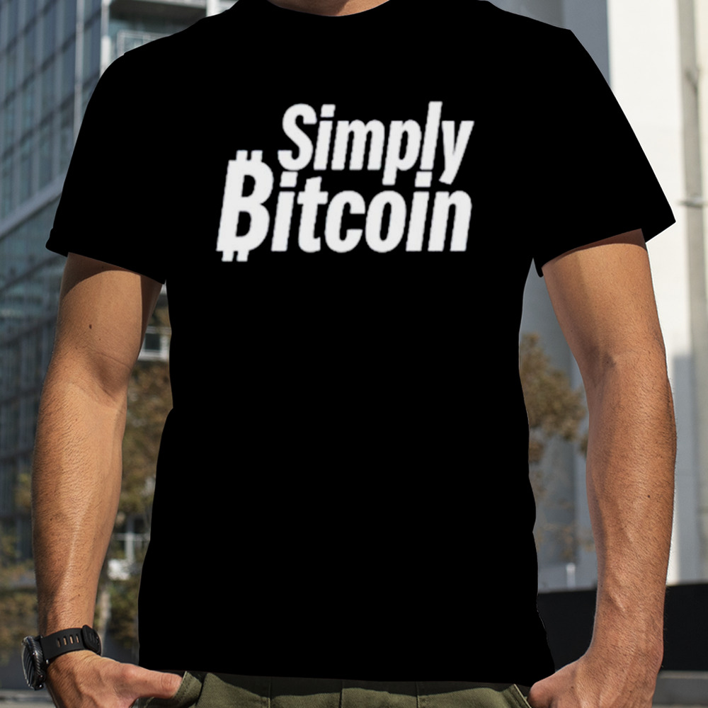 Simply bitcoin classic shirt