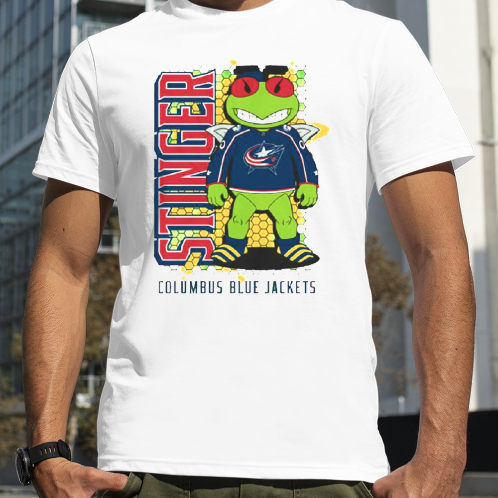 Something Inked Stinger Columbus Blue Jackets T-shirt