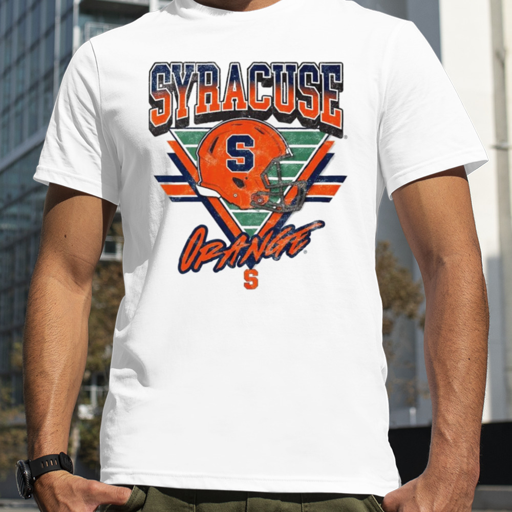 Syracuse Orange Helmet triangle vintage shirt