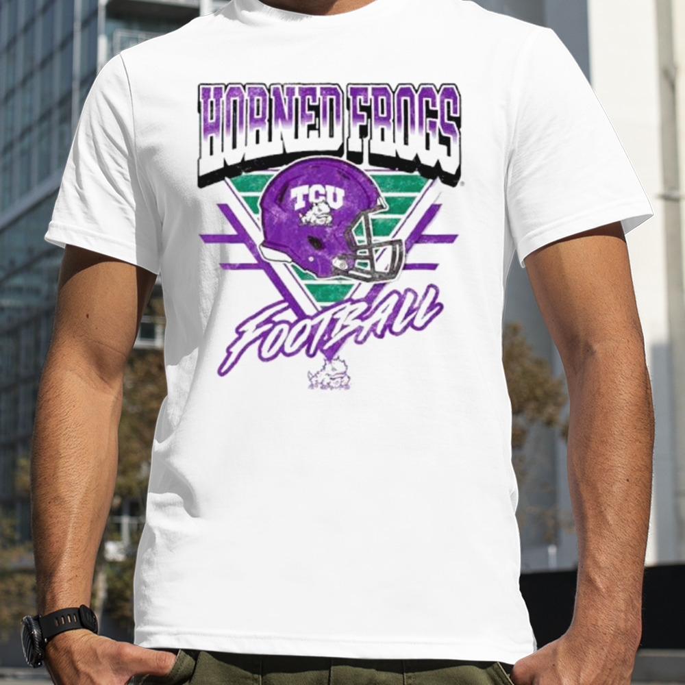 TCU Horned Frogs Helmet triangle vintage shirt