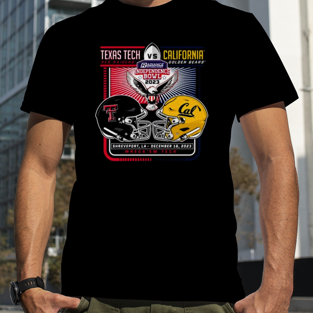 Texas Tech Red Raiders Vs California Golden Bears 2023 Independence Bowl Wreck ‘Em Tech Shirt