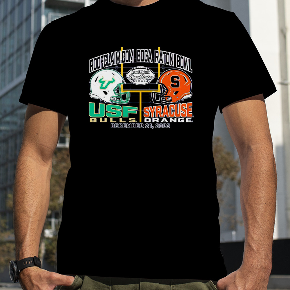 USF Bulls vs Syracuse Roofclaim 2023 Boca Raton Bowl shirt