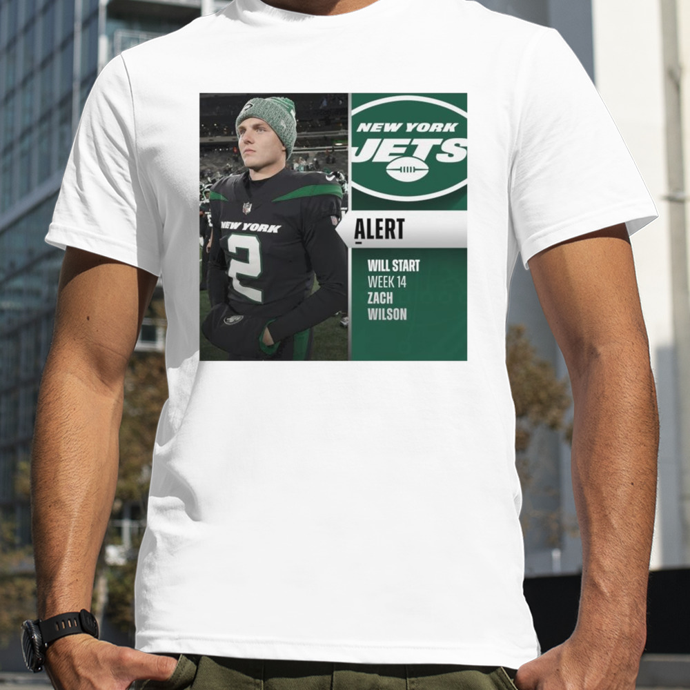 Zack Wilson will start week 14 shirt