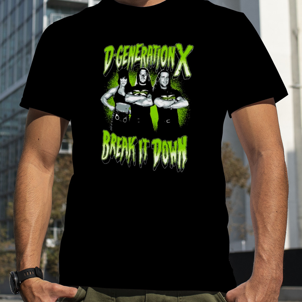 D-generation X Break It Down Glow Ink T-shirt