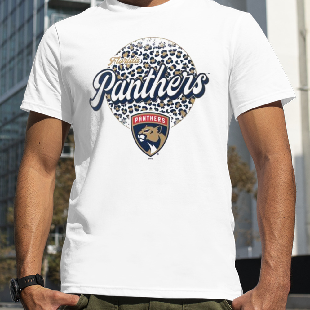 Florida Panthers NHL Personalized Leopard Print Logo Shirt