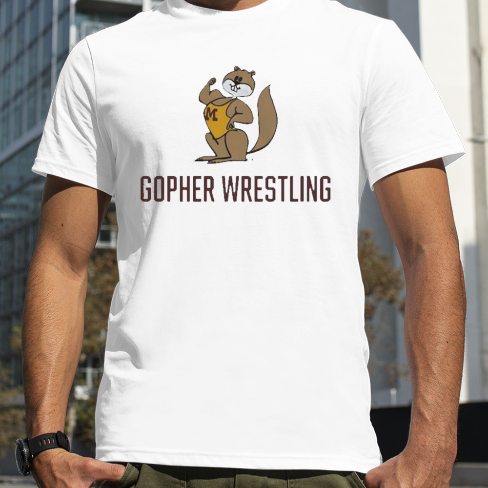 Goldy Gopher Wrestling T-shirt