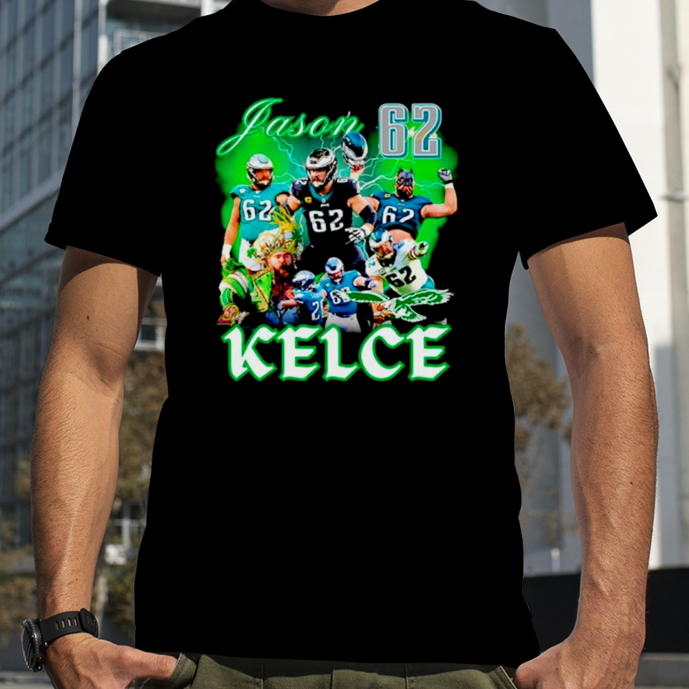 Jason Kelce 62 Philadelphia Eagles shirt