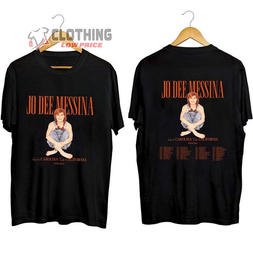 Jo Dee Messina 2023 Tour Heads Carolina Tails California Merch, Jo Dee Messina Tour 2023 Shirt, Jo Dee Messina Tee