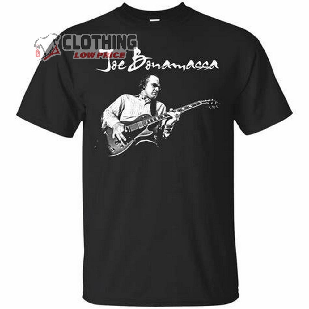 Joe Bonamassa Europe Spring Tour 2024 Black T-Shirt, Joe Bonamassa 2024 Tour Merch, Joe Bonamassa World Tour 2024 Shirts