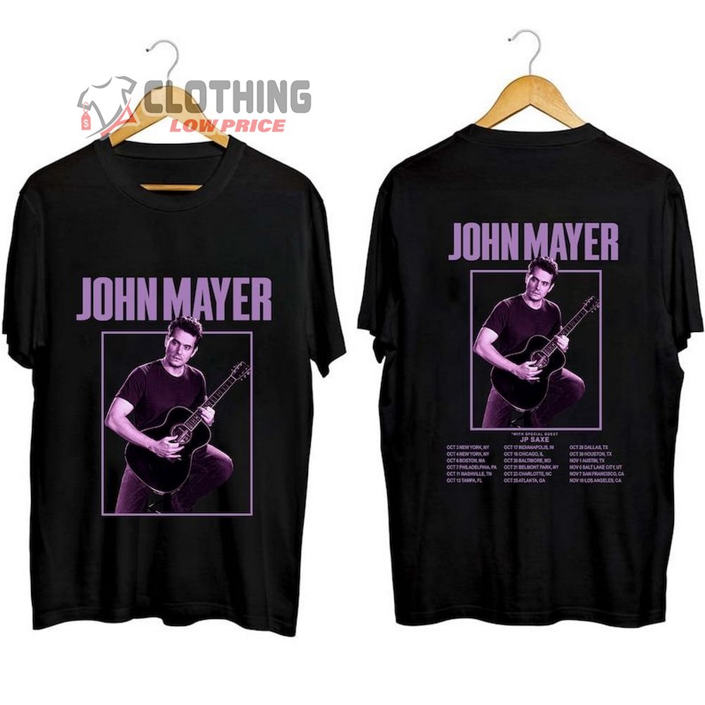 John Mayer Fall Solo Tour 2023 Sweatshirt, John Mayer 2023 Concert Shirt, John Mayer Merch