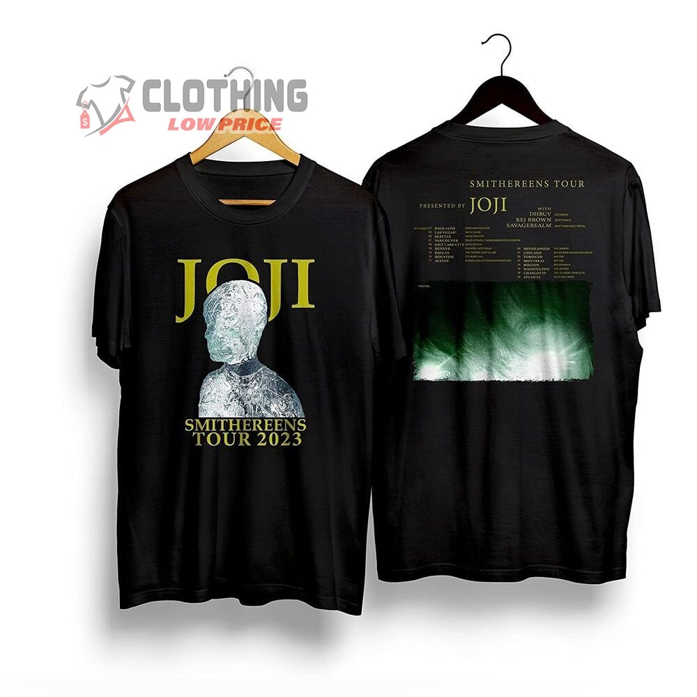 Joji Smithereens Tour 2023 Dates Merch, Joji World Tour 2023 Setlist T-Shirt