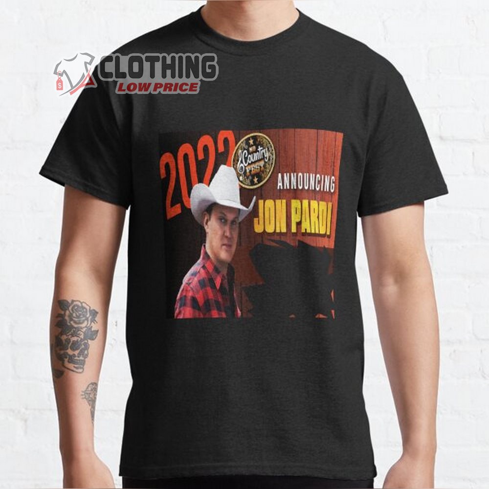 Jon Pardi 2023 Tour Shirt, Music Country Legendary Americaa Jon Pardi Shirt, Jon Pardi Announcing 2022 Shirt