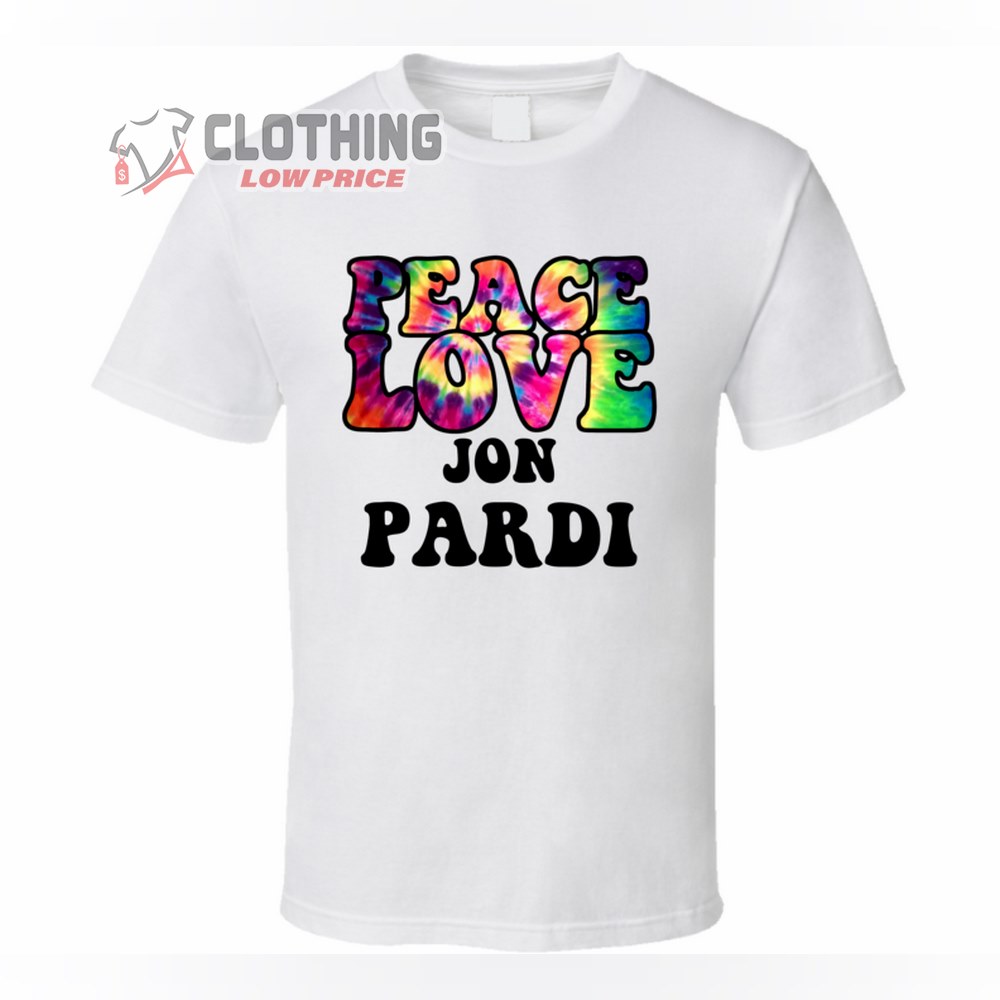 Jon Pardi 2023 Tour Shirt, Peace Love Jon Pardi Style Country Music T- Shirt, Songs Featuring Jon Pardi Shirt