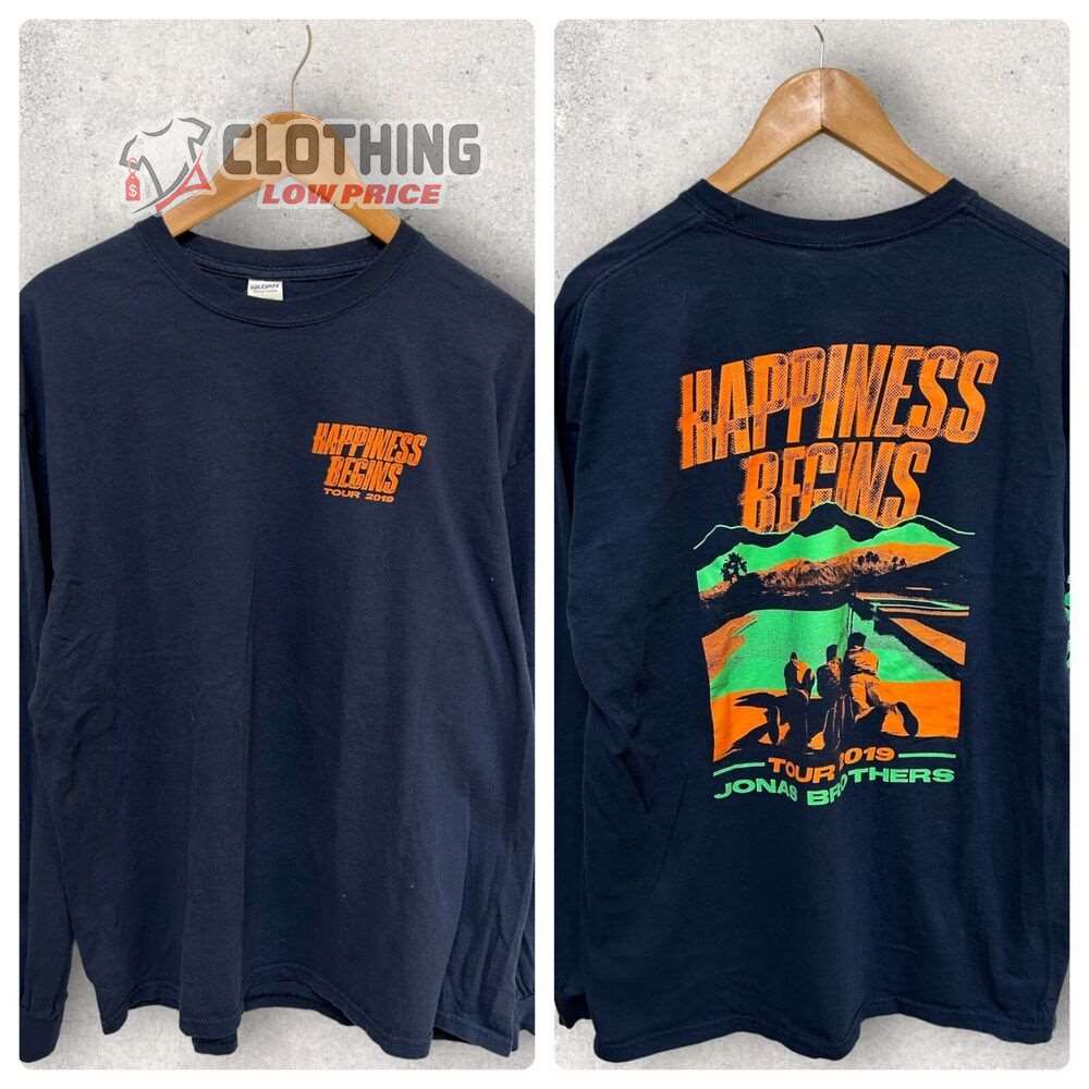 Jonas Brothers Happiness Begins Tour 2019 Las Vegas Long Sleeve T-shirt