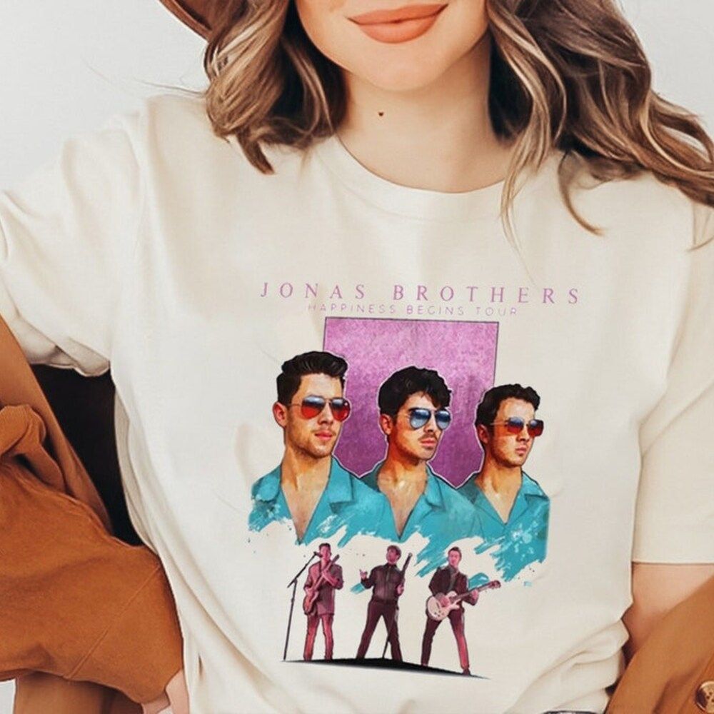 Jonas Brothers Happiness Begins Tour Merch, Jonas Brothers Vintage Shirt, Jonas Brothers Tour T-Shirt