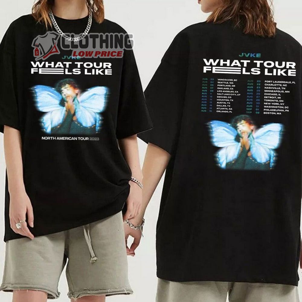 Jvke Concert Tour 2023 Merch, Jvke What Tour Feels Like Tour 2023 Shirt, Jvke Shirt, Jvke 2023 Concert Shirt