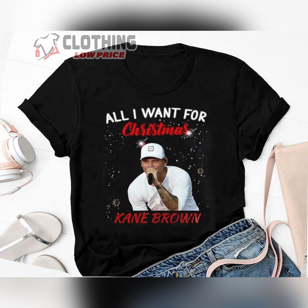 Kane Brown Christmas T-Shirt, Kane Brown In The Air Tour 2024 Sweatshirt, Kane Brown Shirt Gift For Fan, Kane Brown Graphic Tee