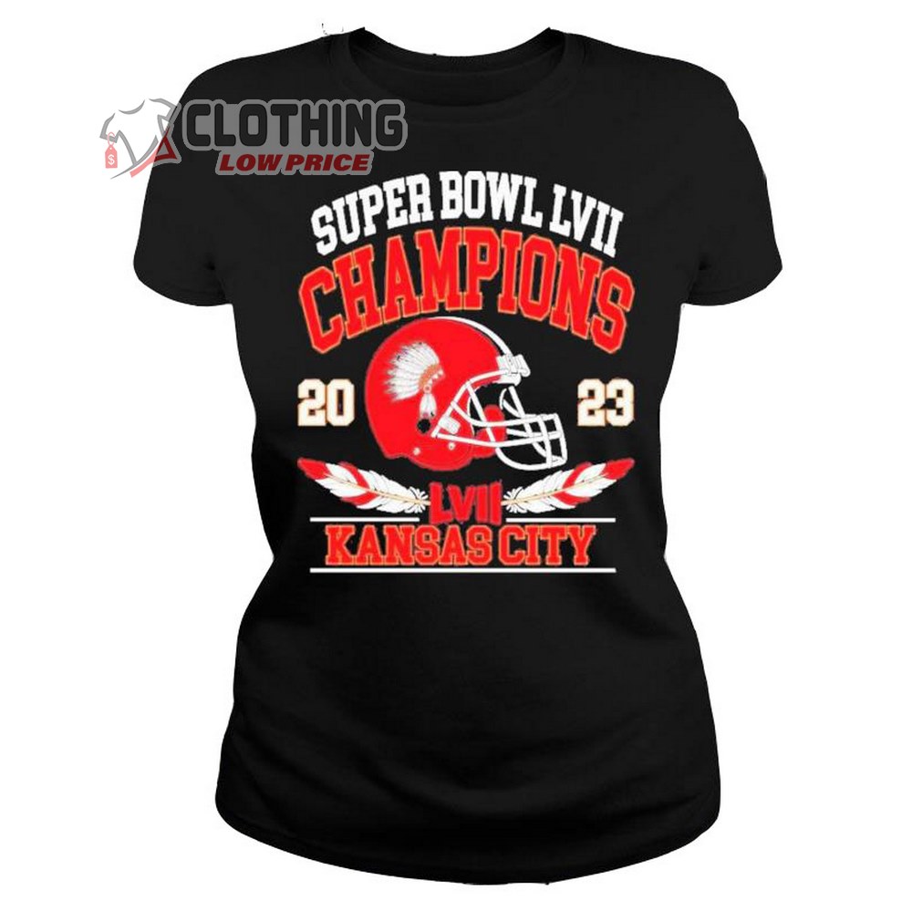 Kansasn City Chiefs 2023 AFC Championship Super Bowl LVII 2023 Merch Super Bowl LVII Game Highlights T-Shirt