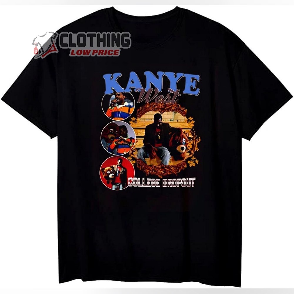 Kanye West College Dropout Merch Kanye West World Tour Shirt Kanye West Rapper T-Shirt