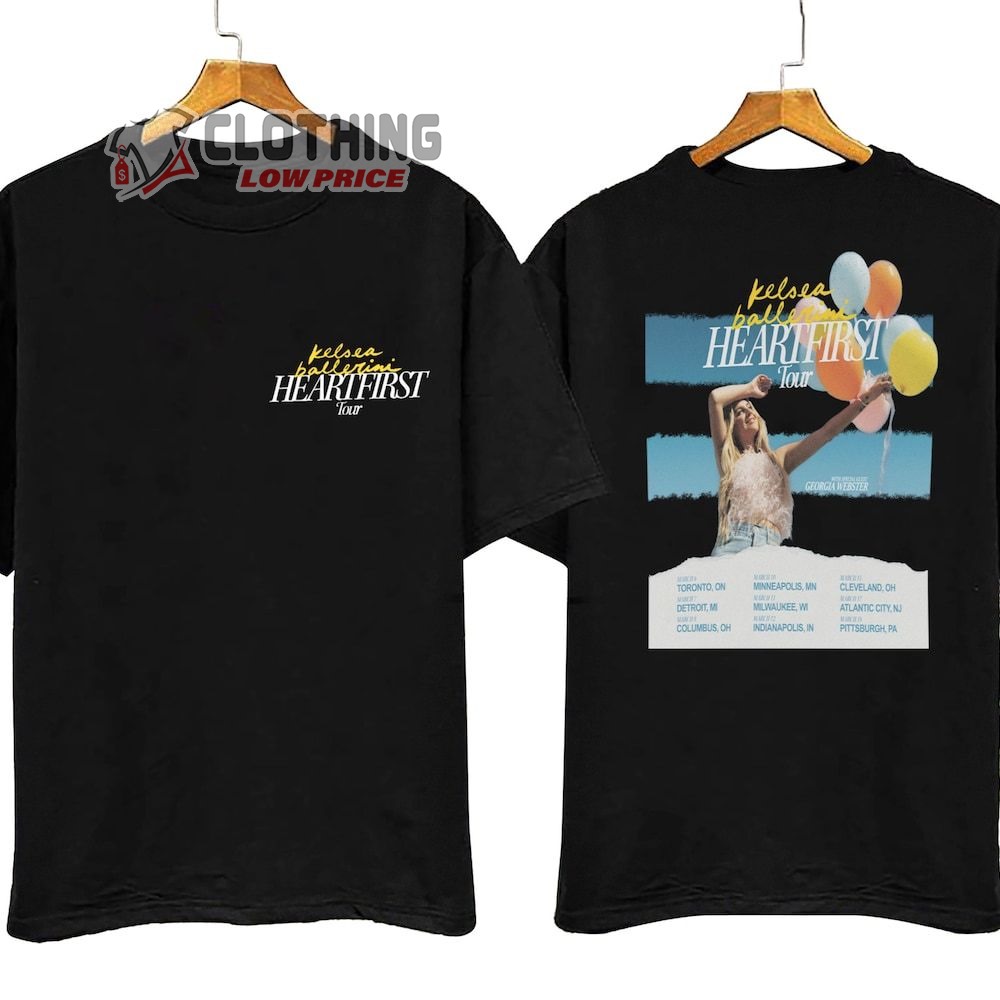 Kelsea Ballerini Heart First Album Tour Merch, Kelsea Ballerini 2023 Tour Dates T-Shirt