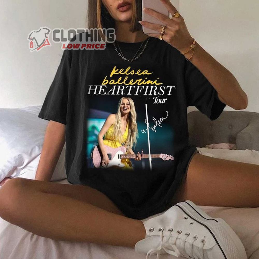 Kelsea Ballerini Heartfirst Tour 2023 Shirt, Kelsea Ballerini Cowboy Cowgirl Shirt, Kelsea On Stage Shirt