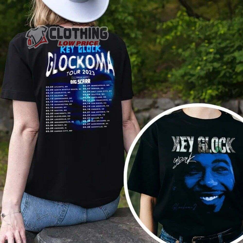 Key Glock Grockoma Tour 2023 Tickets Merch Key Glock Music Tour Shirt, Key Glock Tour 2023 Unisex Shirt