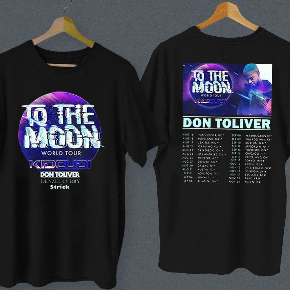 Kid Cudi To The Moon World Tour 2022 Dates And Schedule T-Shirt