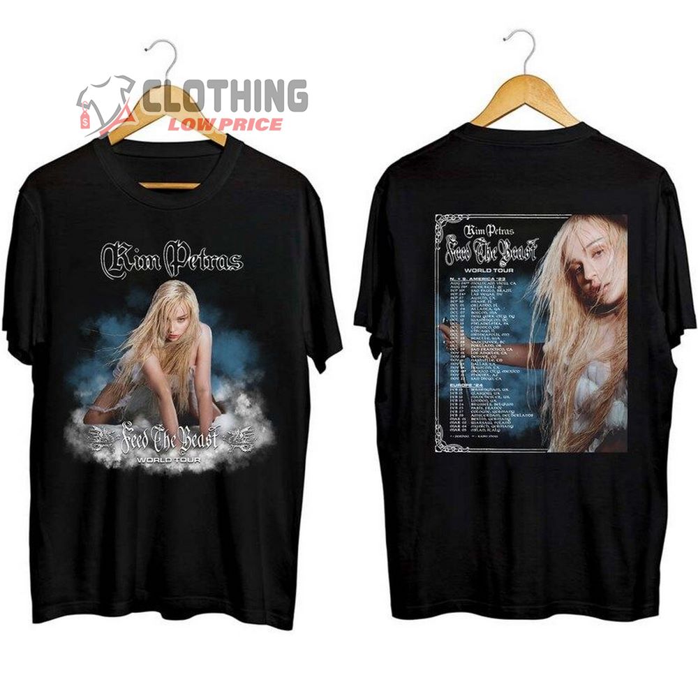 Kim Petras Tour 2023 Shirt, Kim Petras Shirt, Kim Petras 2023 Concert Merch, Feed The Beast World Tour Shirt, Kim Petras Fan Gift