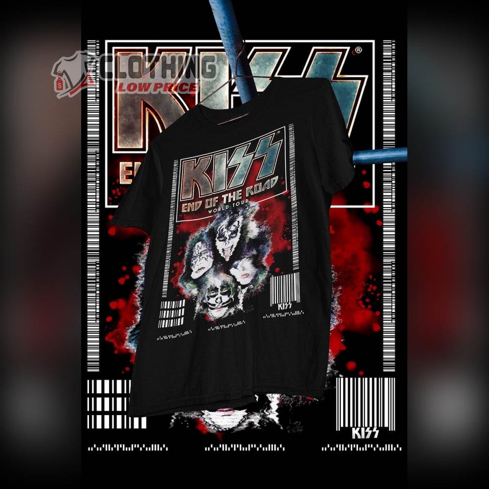 Kiss End Of The Road Tour Shirt, Kiss Rock Band Merch