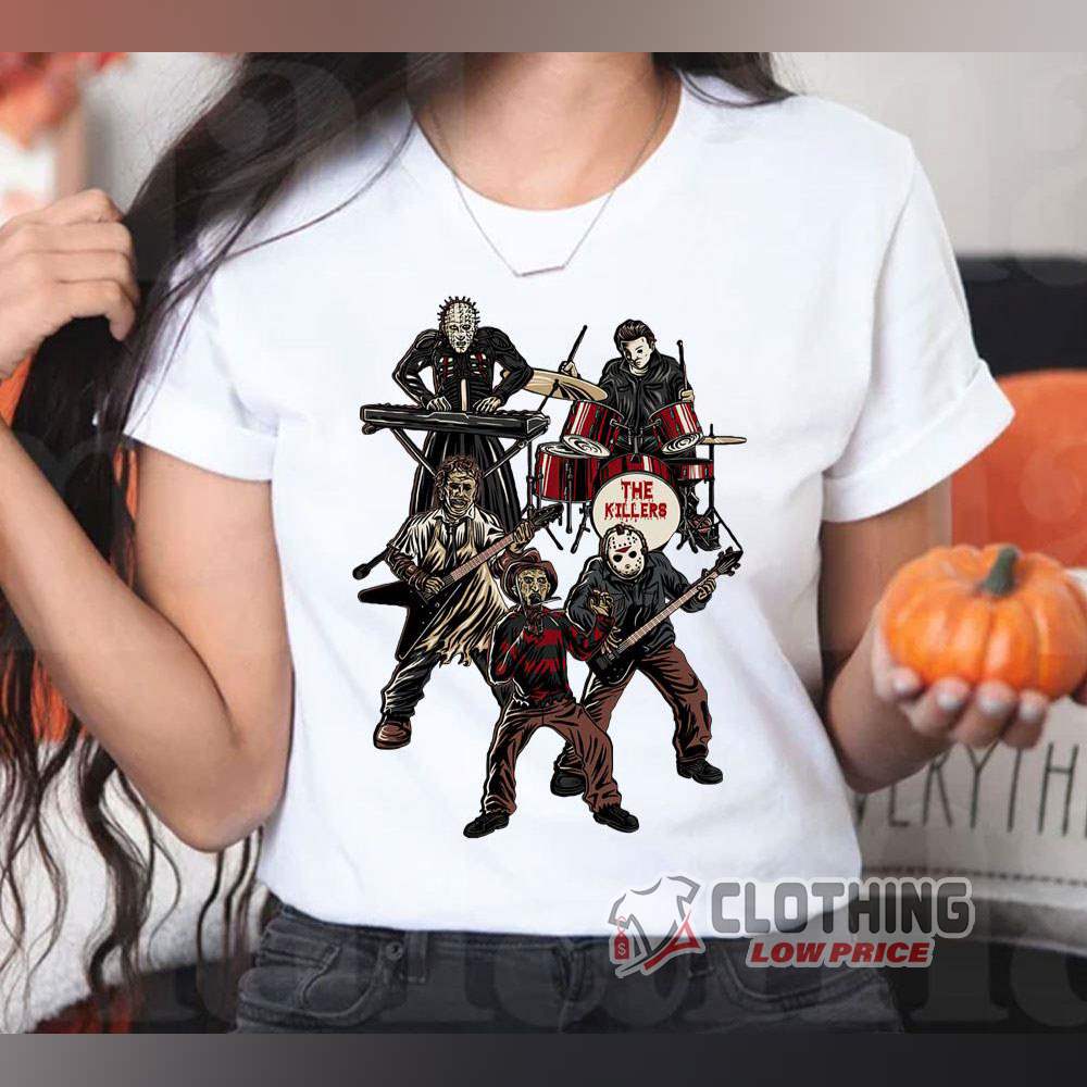 Kiss The Killer Band Halloween Merch, Kiss The Rock Band Shirt, Kiss Rock Band Halloween T-Shirt