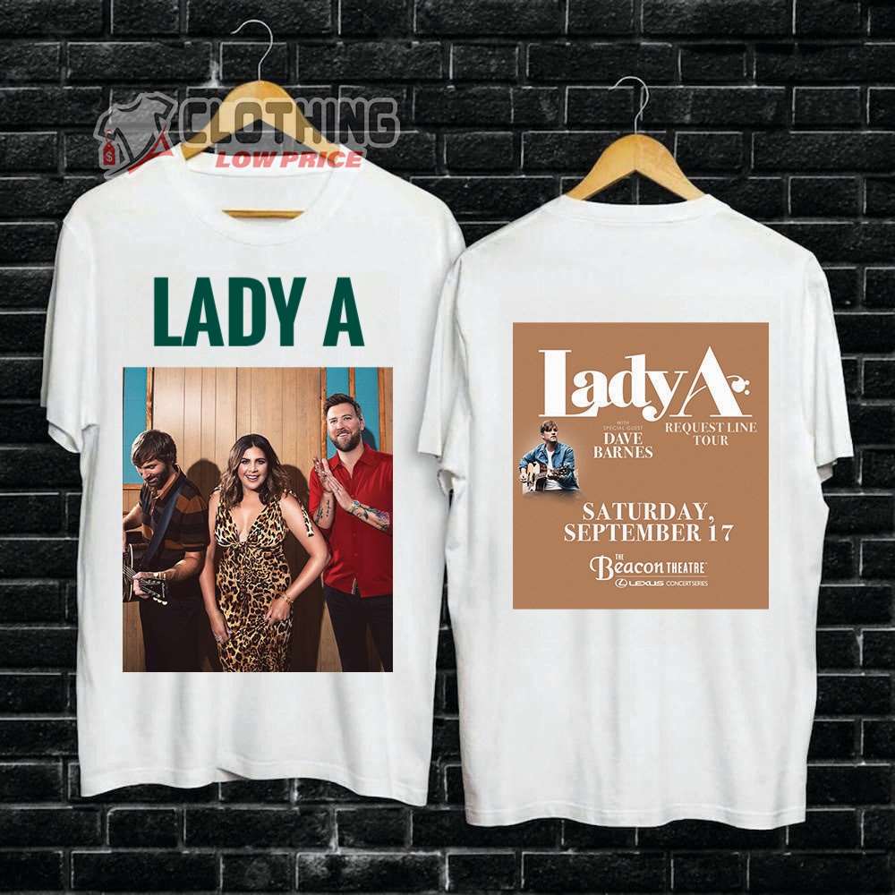 Lady A Request Line Tour 2023 Merch Lady A Tour Ticket Shirt 2023 Lady A Band T-Shirt