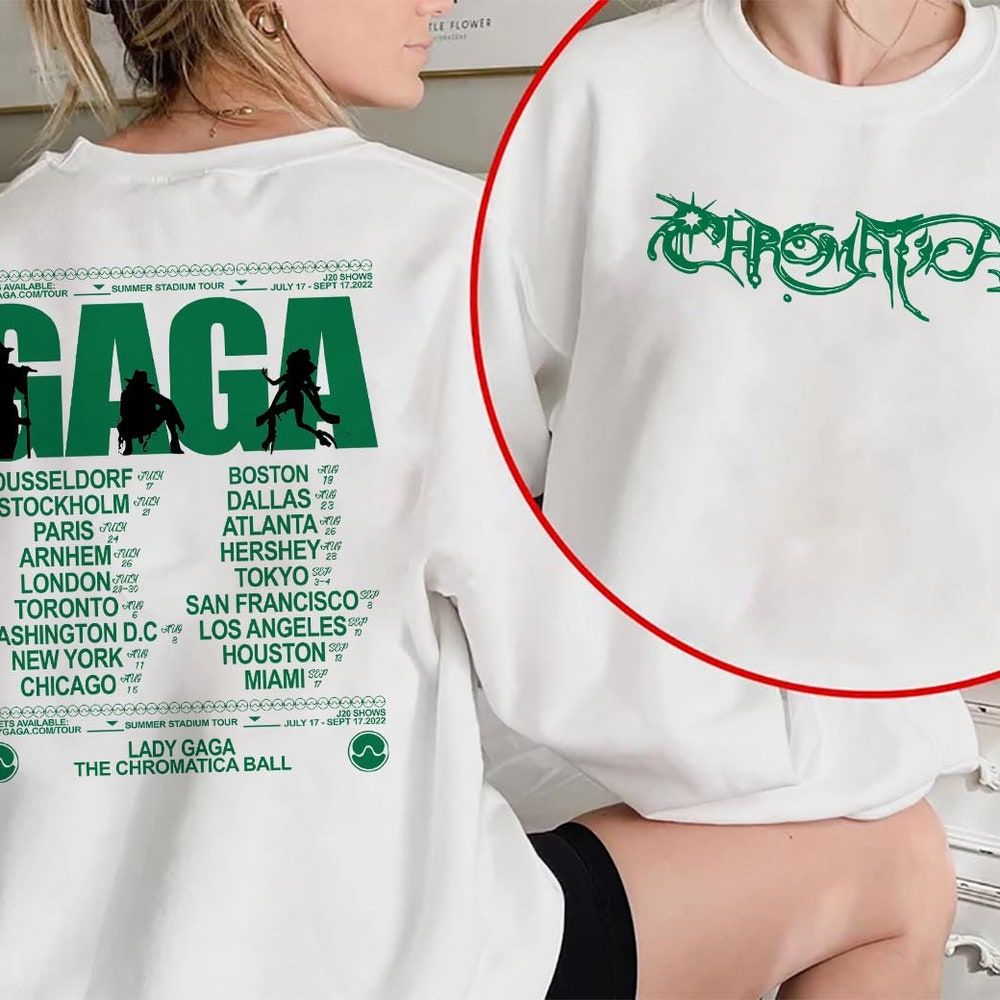 Lady GaGa The Chromatica Ball Tour 2022 Born This Way T-Shirt