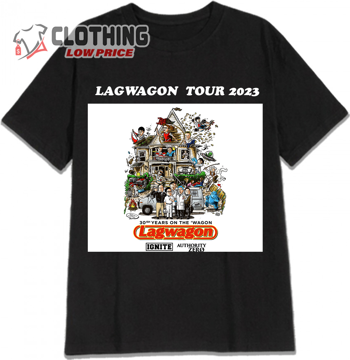 Lagwagon Band Members Shirt, Lagwagon Band Tour Shirt, Lagwagon Band Shirt, Lagwagon Concerts Merch