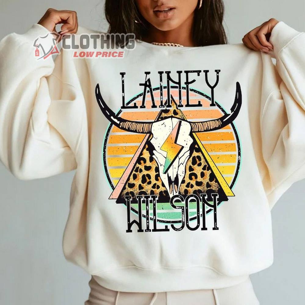 Lainey Wilson Bullhead Shirt, Lainey Wilson Trending Merch, Lainey Wilson Countrys Cool Again Tour 2024 Fan Gift