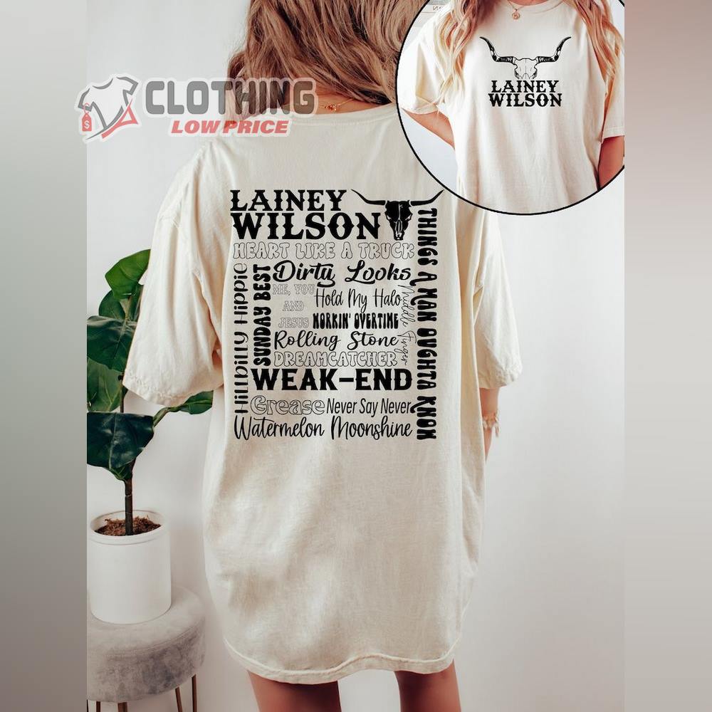 Lainey Wilson Country Music TShirt, Lainey Wilson Tour 2024 Merch