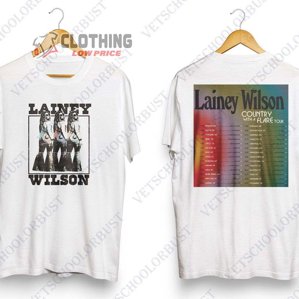 Lainey Wilson Country With A Flare Tour 2023 Merch Lainey Wilson Trippy Peach Tour 2023 Shirt Lainey Wilson World Tour 2023 Dates Hoodie