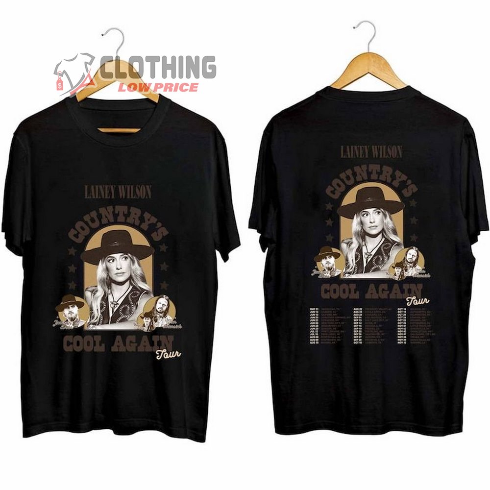 Lainey Wilson Countrys Cool Again Tour Merch, Lainey Wilson Tour 2024 Shirt, Lainey Wilson Tour Tee, Lainey Wilson Fan Gift