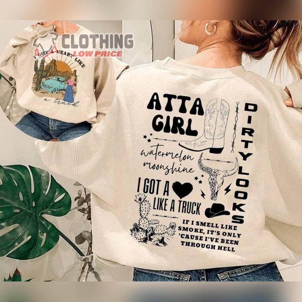 Lainey Wilson I Got A Heart Like A Truck Tour 2023 T-Shirt, Lainey Wilson Country Music Tour 2023 Shirt