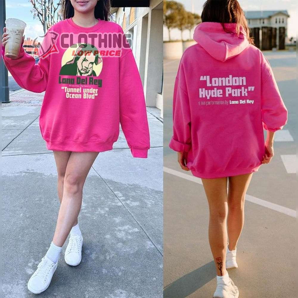 Lana Del Rey Hyde Park 2023 Unisex Shirt, Lana Del Rey 2023 Setlist Merch