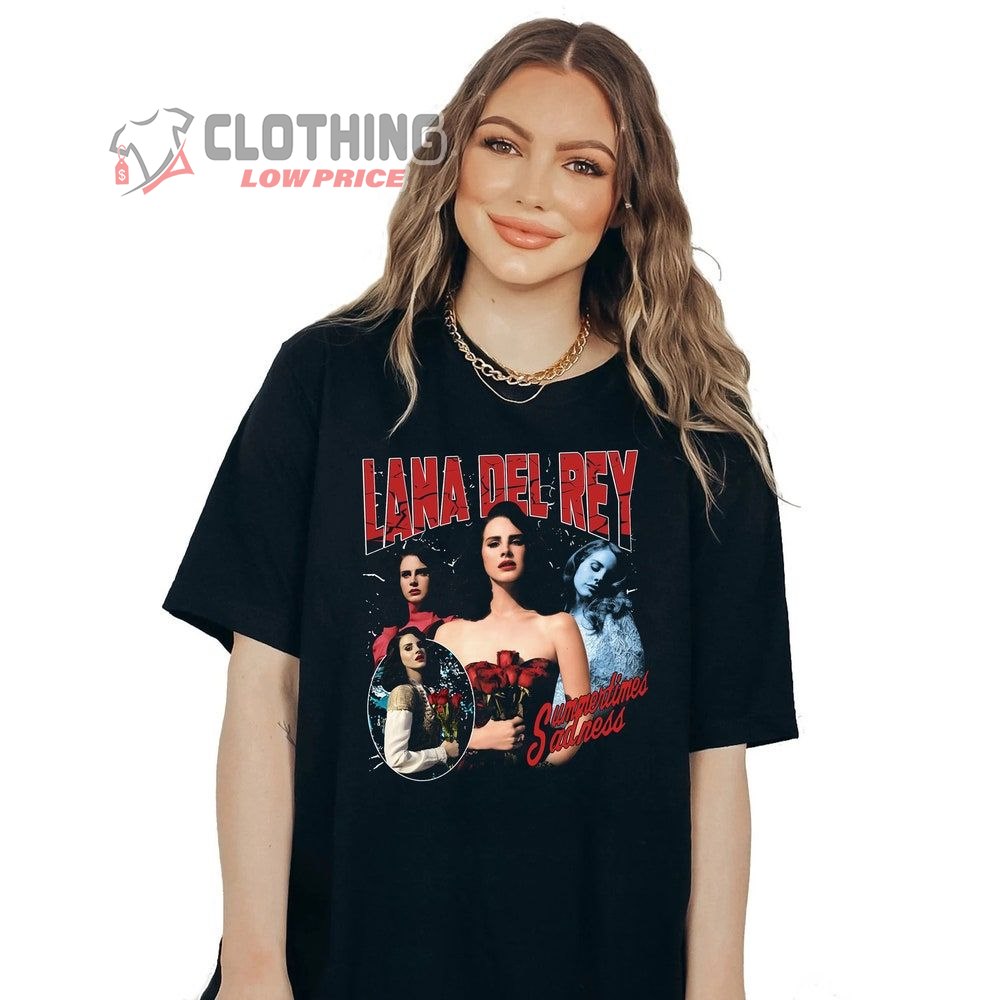 Lana Del Rey Summertimes Sadness Merch, Lana Del Rey Tour 2023 Shirt, Lana Del Rey World Tour 2023 T-Shirt