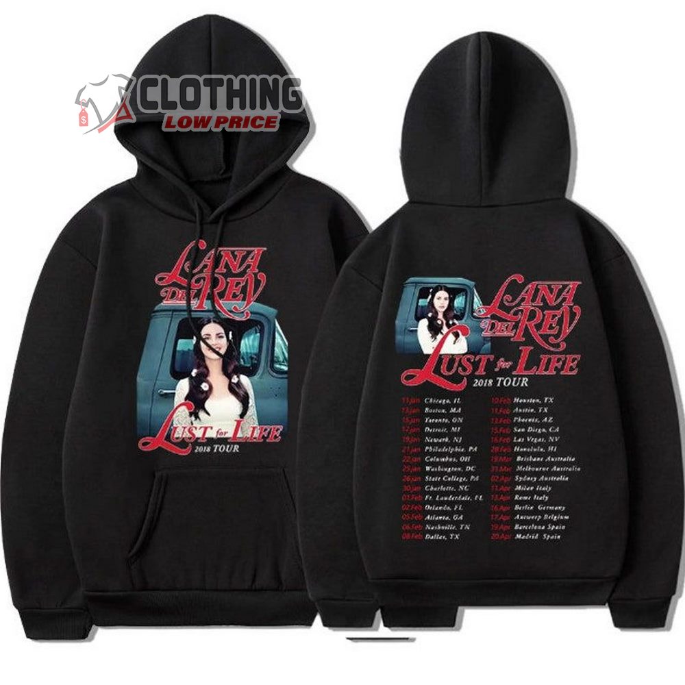 Lana Del Rey Tour Dates Hoodie, Lana Del Rey World Tour Merch, Lana Del Rey Tour Shirt