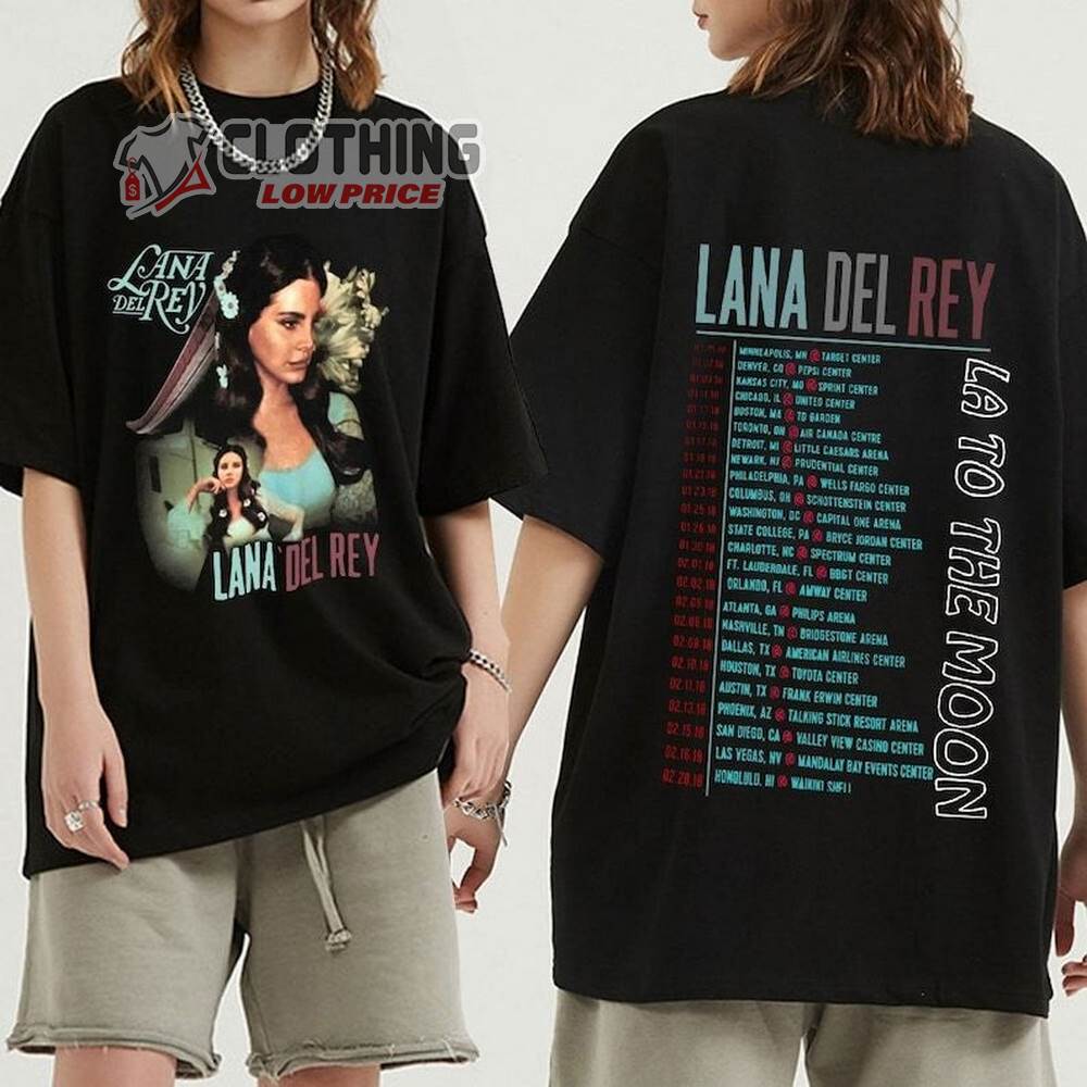 Lana Del Rey World Tour Unisex T-Shirt, 2023 Lana Del Rey Merch, Lana Del Rey Album T-Shirt