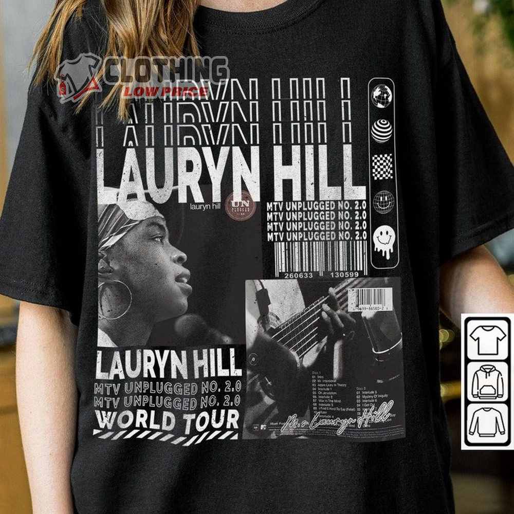 Lauryn Hill World Tour Shirt, Lauryn Hill Vintage Merch 2023, The Miseducation Of Lauryn Hill World Tour Shirt, Ms Lauryn Hill Shirt, Lauryn Hill Tee Gift