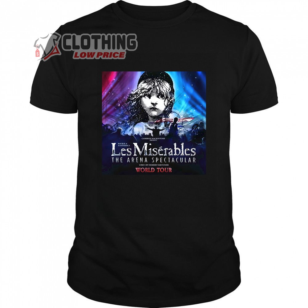 les miserables tour merch