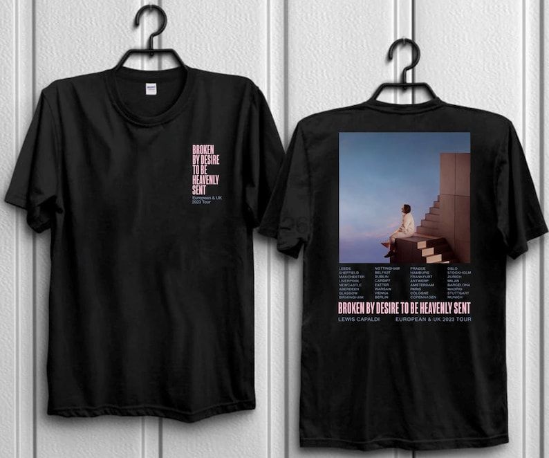 Lewis Capaldi European And Uk Tour 2023 Unisex Tee, Lewis Capaldi Tour 2023 Shirt, Lewis Capaldi T-Shirt