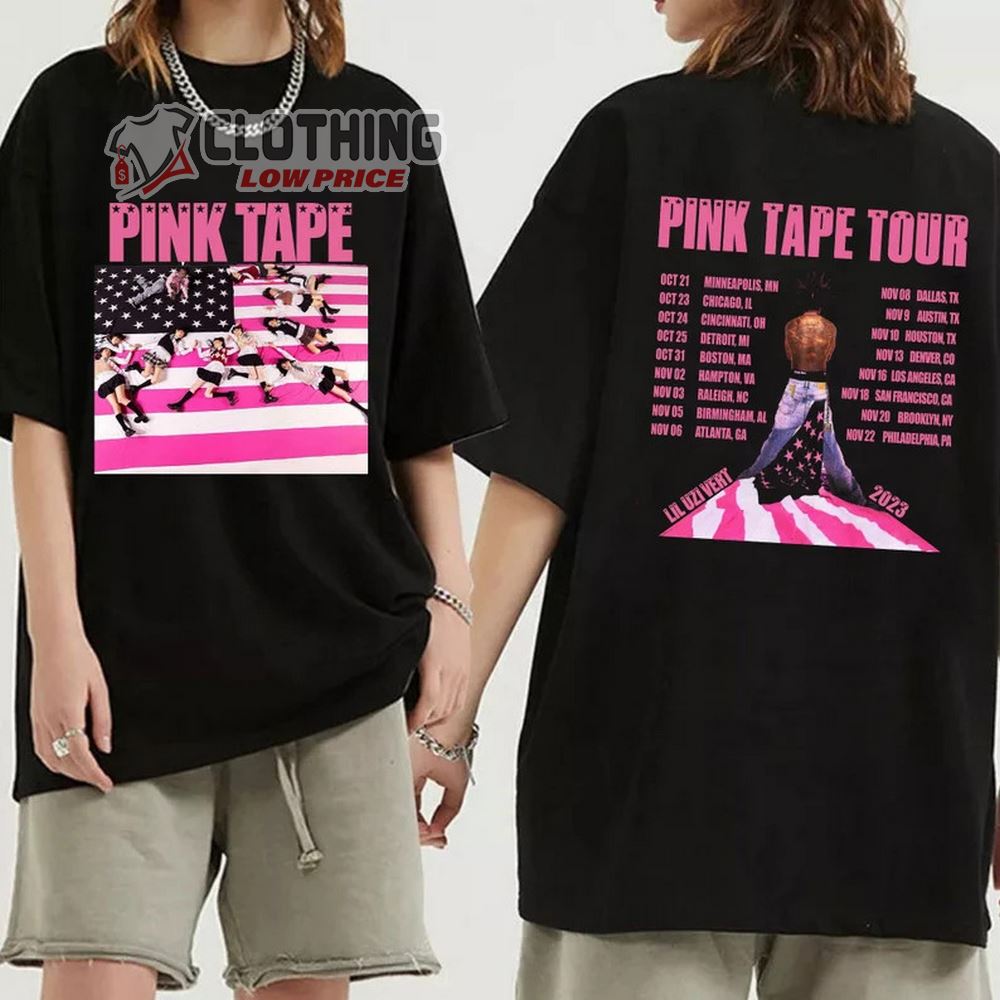 Lil Uzi Vert Pink Tape Tour Dates 2023 Merch, Lil Uzi Vert Concert 2023 UK Shirt, Lil Uzi Vert Concert Tickets Price T-Shirt