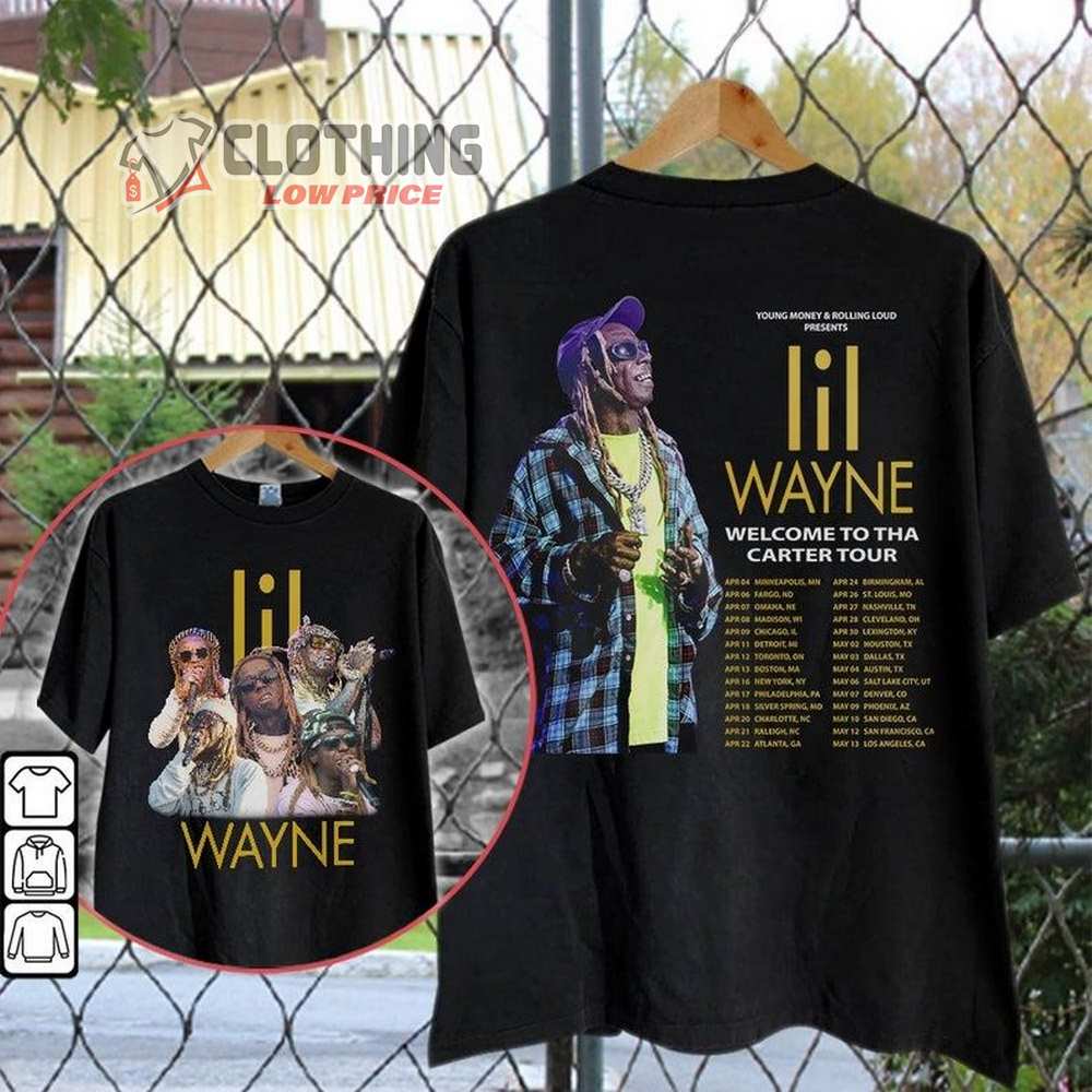 Lil Wayne Rapper The North America Tour 2023 Dates Merch Lil Wayne Rapper Tour 2023 T-Shirt