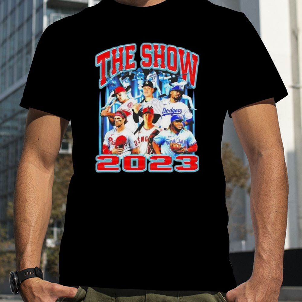 Mlb Harper Homers Shohei Ohtani Mookie Betts Vladimir Guerrero Jr. The Show 2023 T-shirt