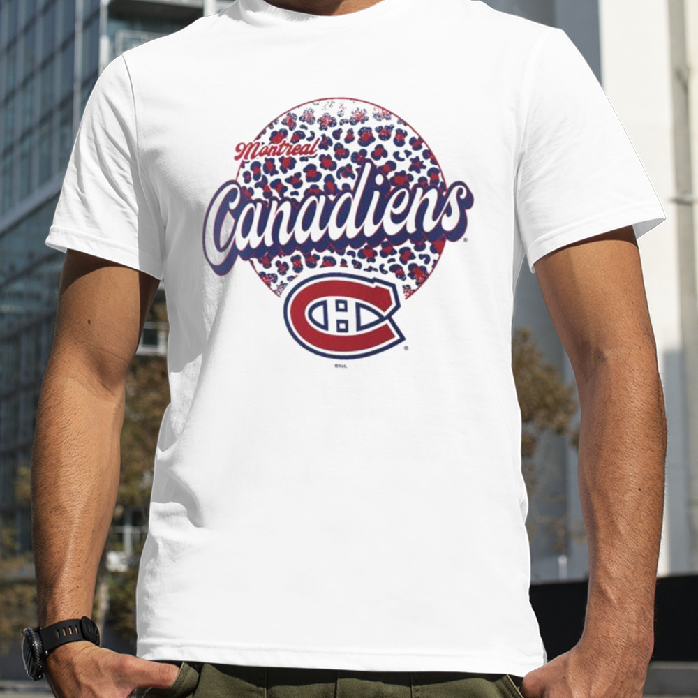 Montreal Canadiens NHL Personalized Leopard Print Logo Shirt