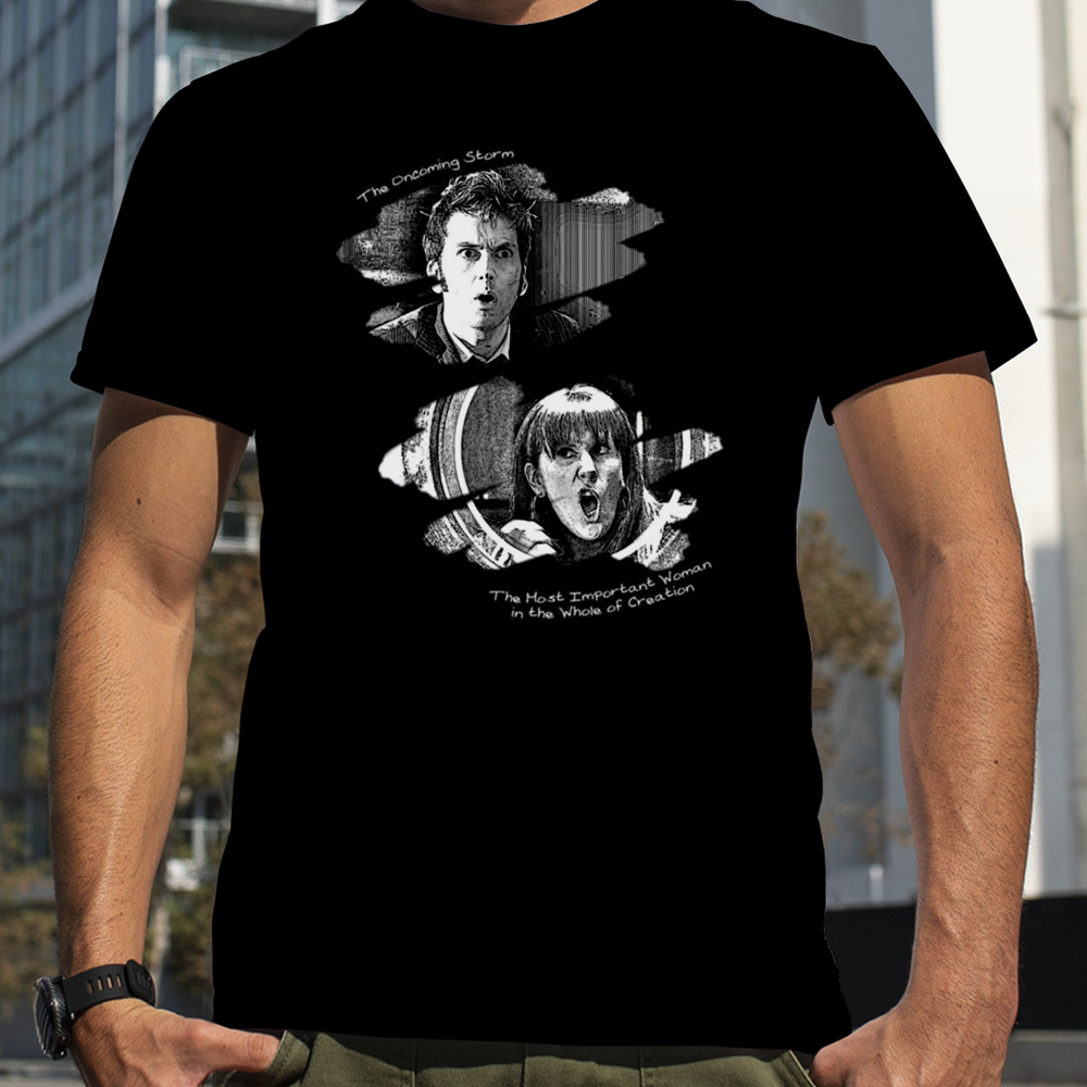 The Doctor And Donna Noble Without Dw Logo Graphic shirt